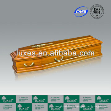 style de grand cercueil en bois